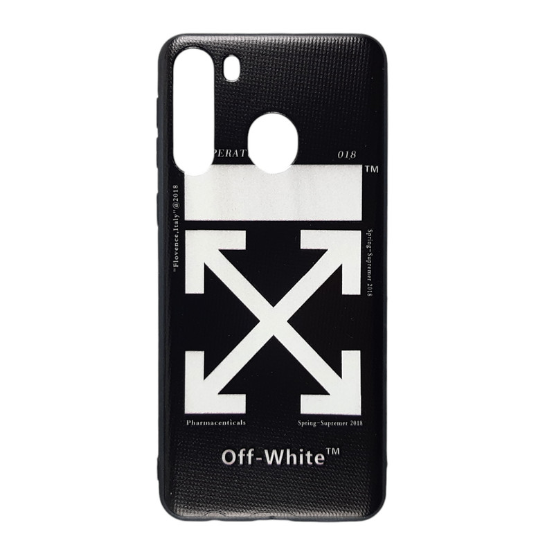 کاور مدل Off White مناسب برای گوشی موبایل سامسونگ Galaxy A21