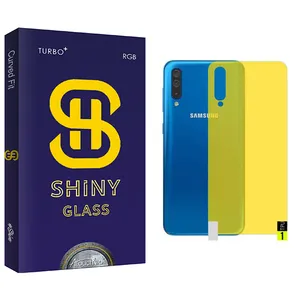 Atouchbo Shiny Glass Back Protector For SAMSUNG A50