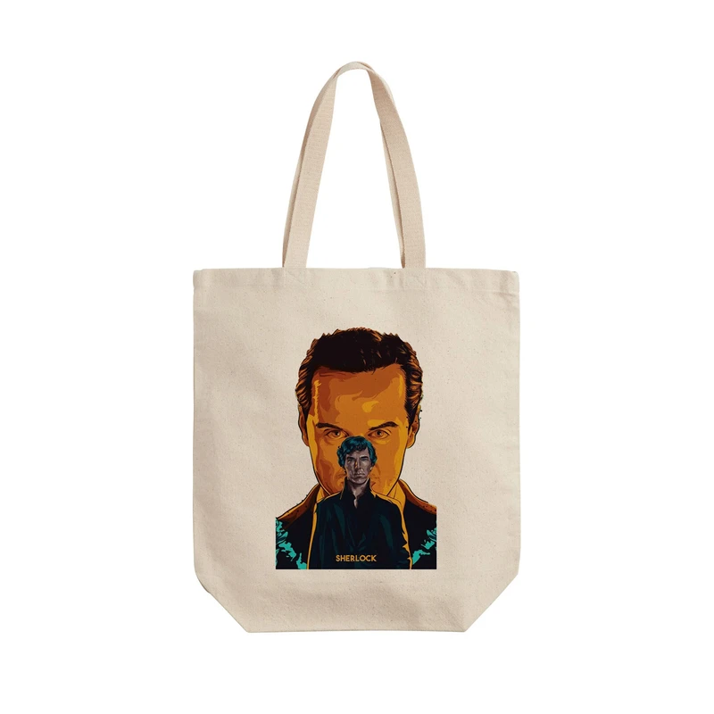 ساک خرید ترمه طراحان ایده مدل Sherlock Holmes کد strm1001 - L