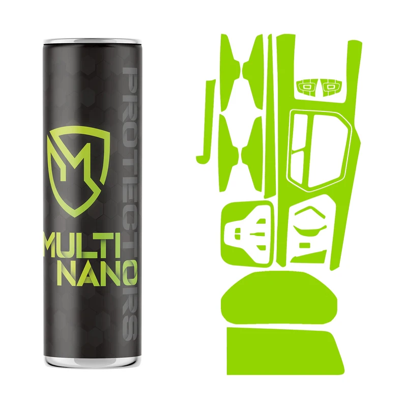 برچسب محافظ مانیتور و کنسول خودرو آنتی رفلکس مولتی نانو مدل X-F1B مناسب برای ام وی ام ایکس 33 کراس اتومات مجموعه 31 عددی