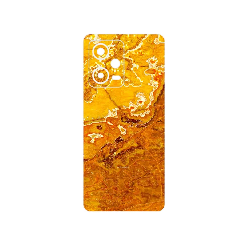 برچسب پوششی ماهوت مدل Gold Marble مناسب برای گوشی موبایل شیائومی Redmi Note 12 Pro