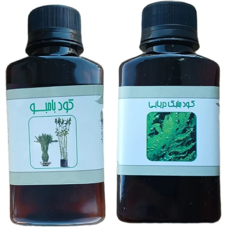 کود مایع بامبو و جلبک دریایی مدل life drop حجم 110 میلی لیتر