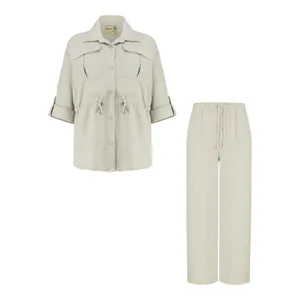 مانتو و شلوار زنانه السانا مدل اقاقیا کد 228711