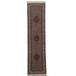فرش دستباف کناره طول سه متر طرح ماهی ترنج کد 1240