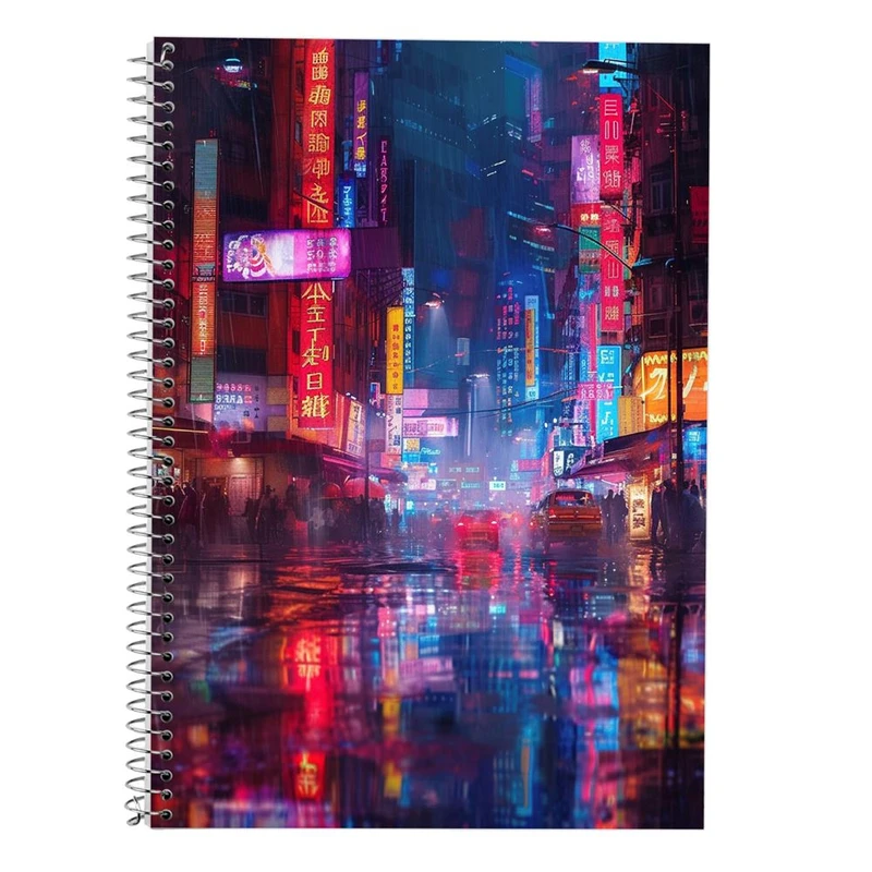 دفتر لغت 50 برگ مدوپد طرح شهر کد DF17393