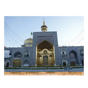 پرچم مدل مخمل طرح حرم امام رضا (ع) کد 6842S
