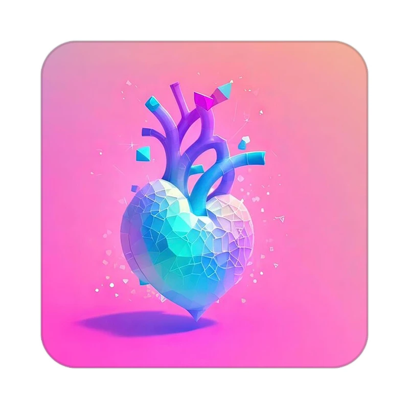 زیر لیوانی کاکتی مدل عاشقانه کد mp14181