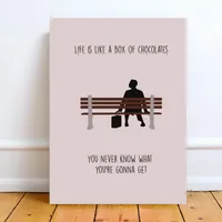تابلو شاسی گلاک طرح فارست گامپ Forrest Gump کد FMO119