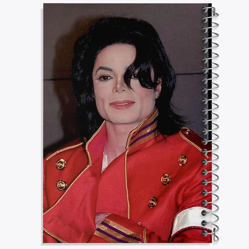 دفتر ژورنال نویسی 50 برگ خندالو مدل نقطه ای طرح مایکل جکسون Michael Jackson کد 19218