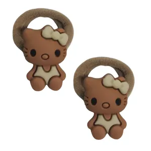 کش مو دخترانه مدل هلو کیتی بسته 2 عددی