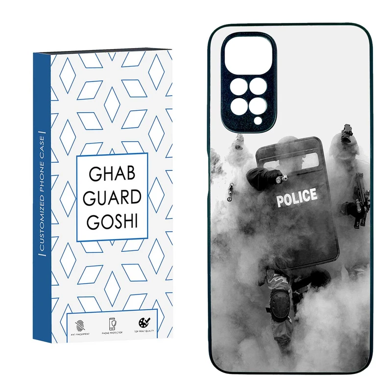 کاور قاب گارد گوشی طرح police کد TPU-136 مناسب برای گوشی موبایل شیائومی REDMI NOTE 11 4G / NOTE 11s