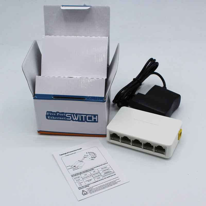 سوییچ 5 پورت مدل AQX-GE5S