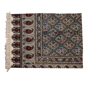 سفره قلمکار زابلیان طرح 10-13 سایز  100*100 سانتی متر