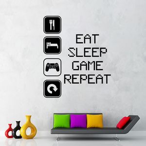 نقد و بررسی استیکر وی وین آرت طرح Eat Sleep Game Repeat کد S3 توسط خریداران