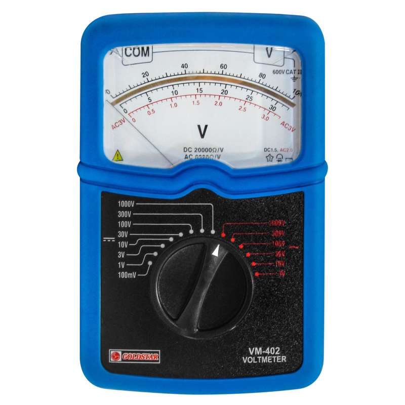 ولت متر آنالوگ سلکتوری برند Goldstar مدل VM402