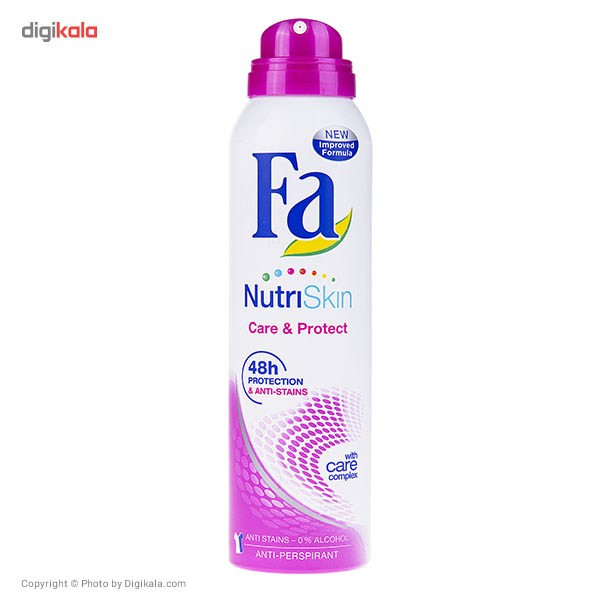 اسپری ضد تعریق زنانه فا مدل Nutriskin حجم 150 میلی لیتر