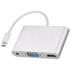 مبدل USB-C به HDMI و VGA مدل U3