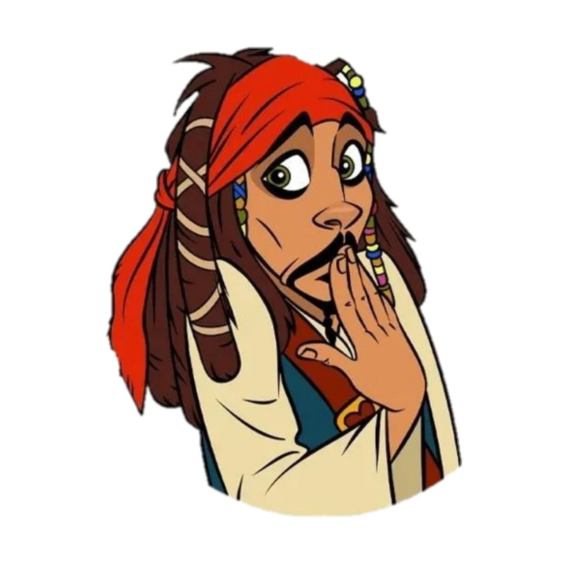 استیکر پارچه و لباس پاد آفرین مدل دزدان دریایی کارائیب کد 2031