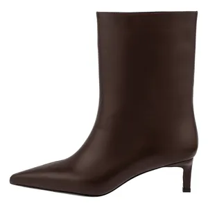 نیم بوت زنانه چرم مشهد مدل J2794-088-37