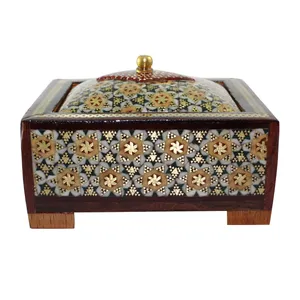 نقل خوری خاتم کاری کروبی کد 002