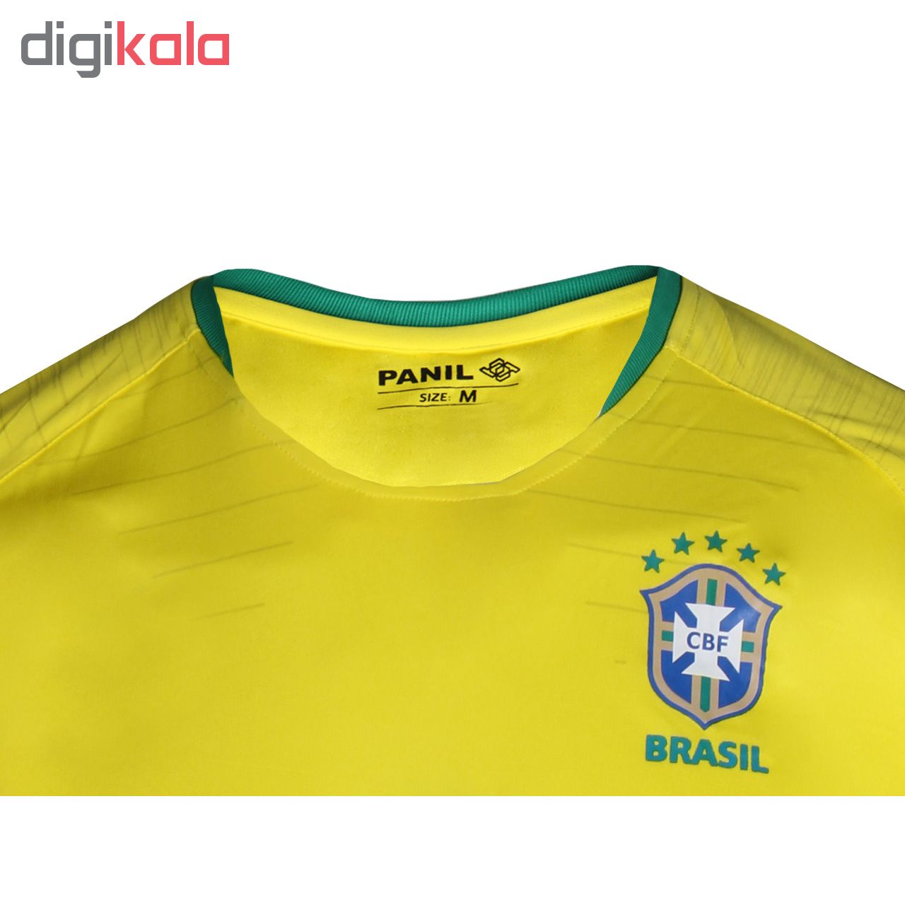 پیراهن و شورت ورزشی پانیل طرح تیم برزیل کد 3013 -  - 3