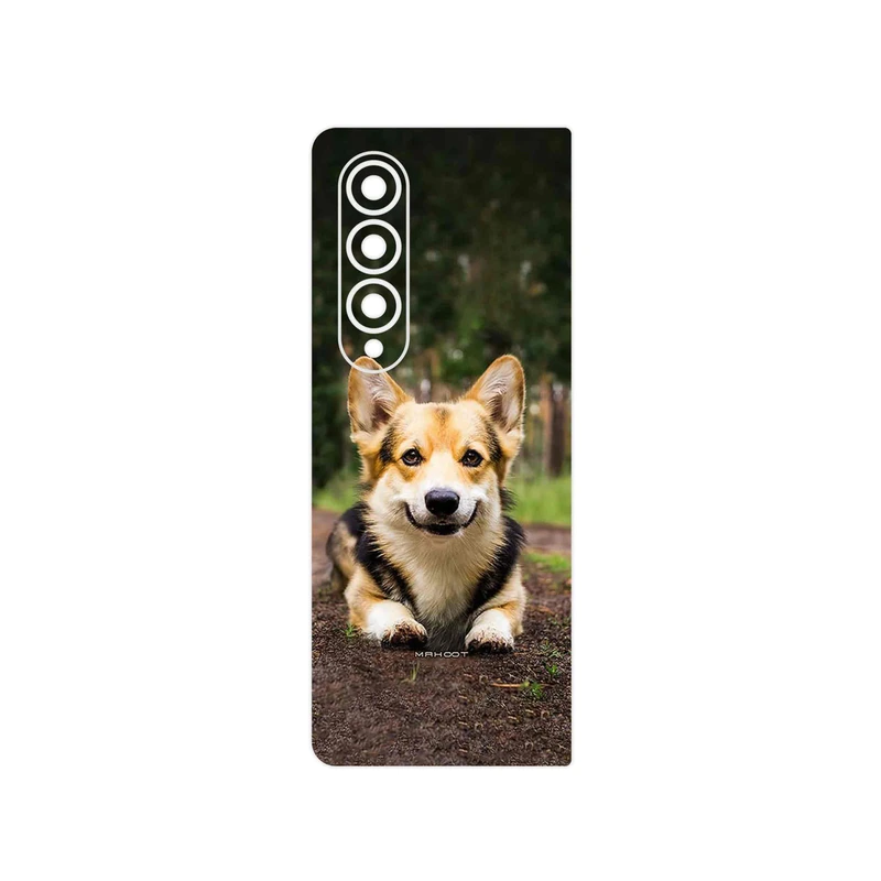 برچسب پوششی ماهوت مدل Dog_2 مناسب برای گوشی موبایل سامسونگ Galaxy Z Fold4