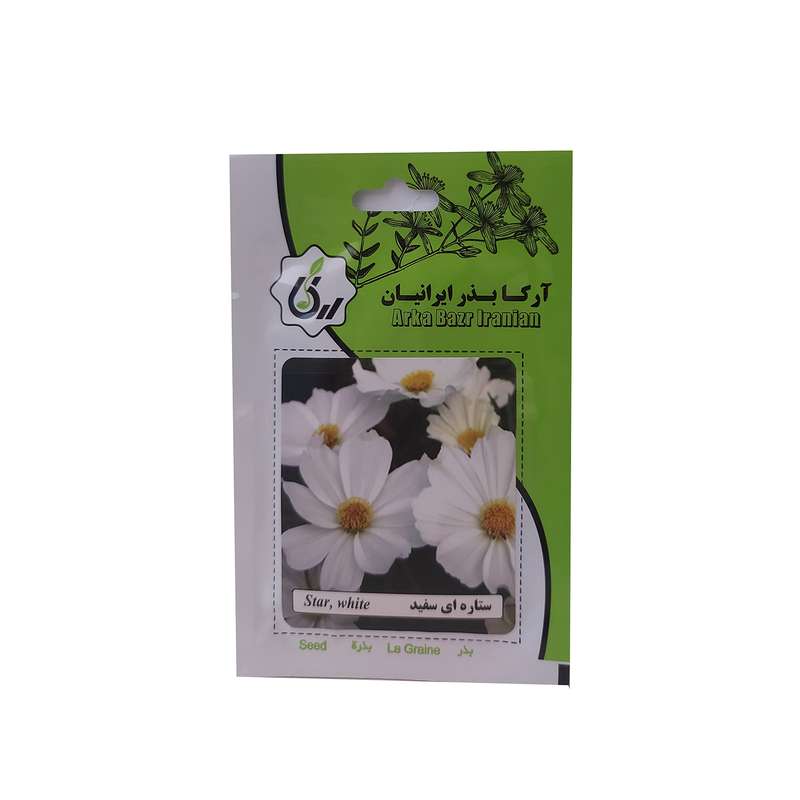 بذر گل ستاره ای سفید آرکابذرایرانیان کدA84