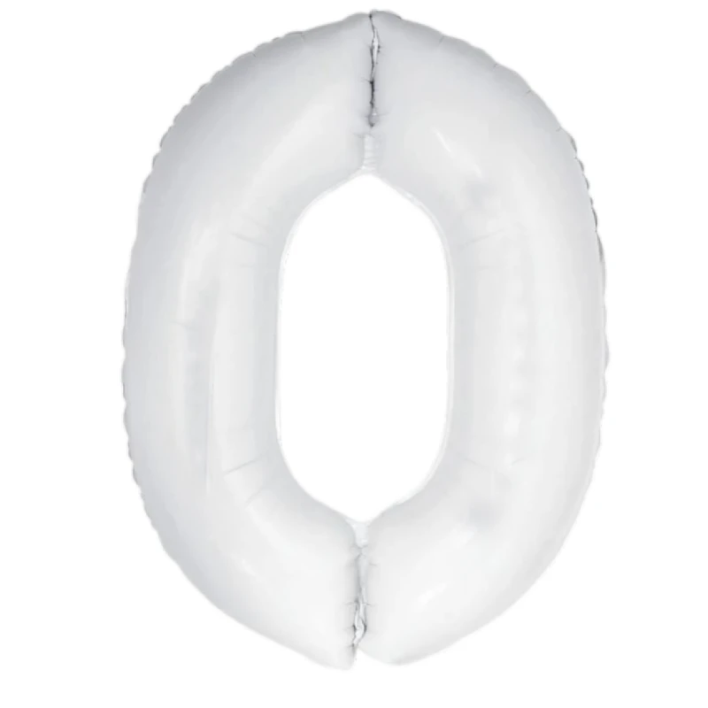 بادکنک فویلی مستر تم طرح عدد 0 نود مات پلاس