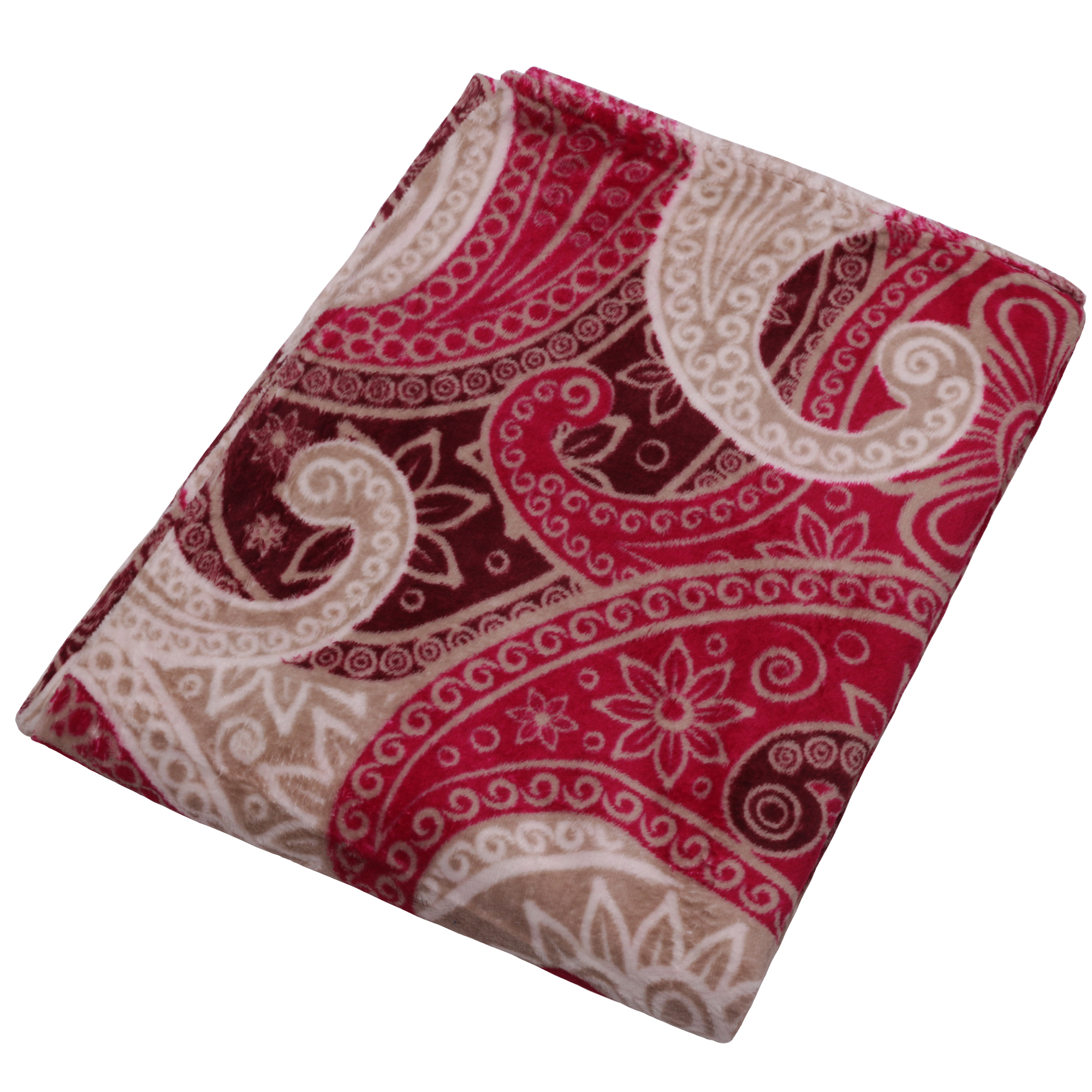 پتو زرین مدل Maroon یکنفره کد 4138 سایز 160×200