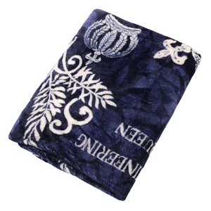 پتو زرین مدل Navy Blue یکنفره کد 4141 سایز 160×200