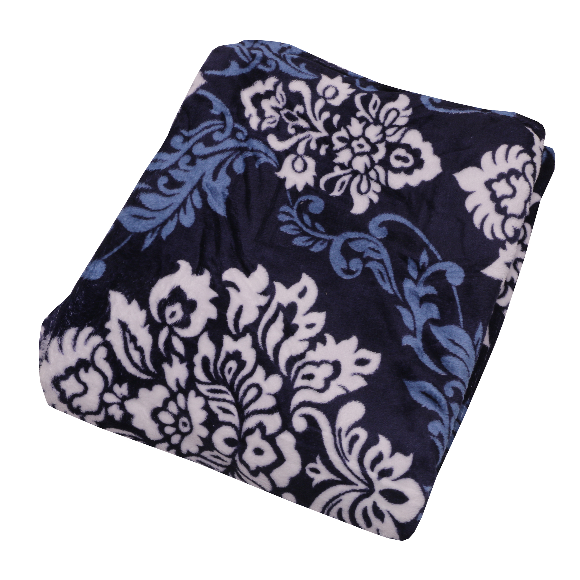 پتو زرین مدل Dark Blue یکنفره کد 4145 سایز 160×200