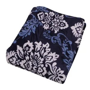 پتو زرین مدل Dark Blue یکنفره کد 4145 سایز 160×200