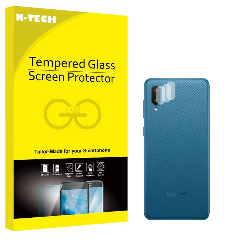 محافظ لنز دوربین انتک مدل LSNK-01 مناسب برای گوشی موبایل سامسونگ Galaxy A02 بسته سه عددی