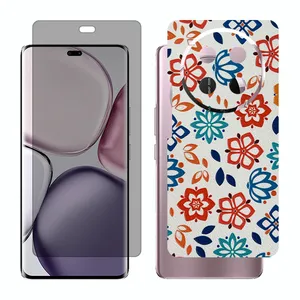 Glass Together model privacy screen protector suitable for Honor X9c mobile phone with back cover sticker