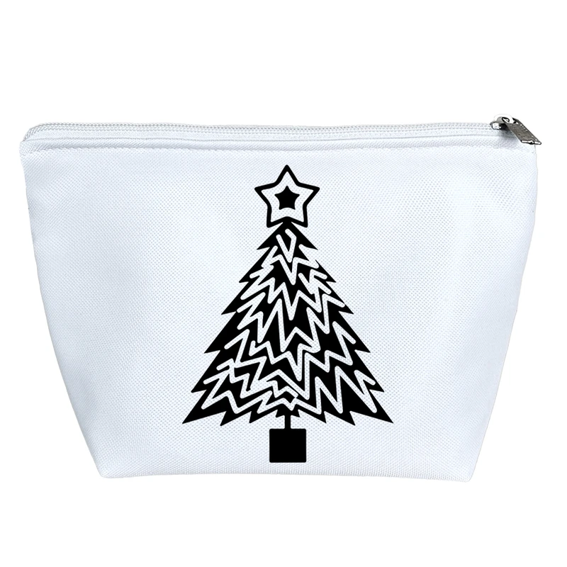 کیف لوازم آرایش دخترانه خندالو مدل درخت کریسمس کد 8154