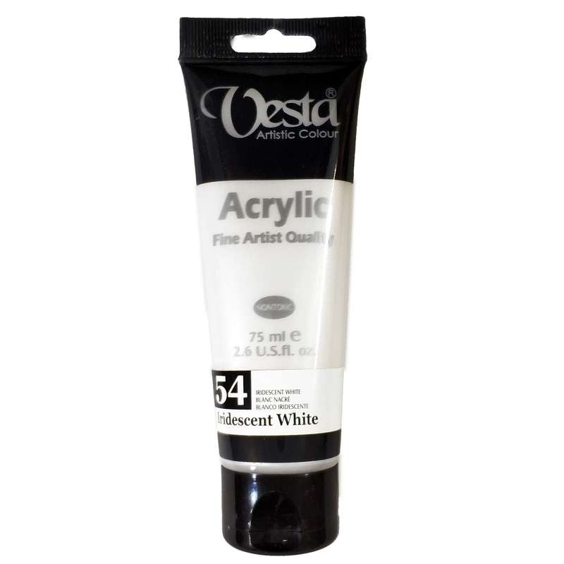رنگ اکریلیک وستا مدل 54 Iridescent حجم 75 میلی لیتر رنگ اکریلیک وستا مدل 54 Iridescent حجم 75 میلی لیتر