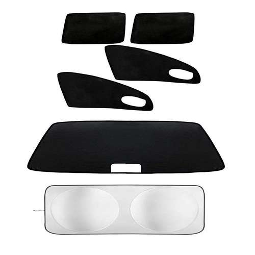 آفتابگیر شیشه خودرو مدل Star180 مناسب برای پژو 207 SD مجموعه 6 عددی