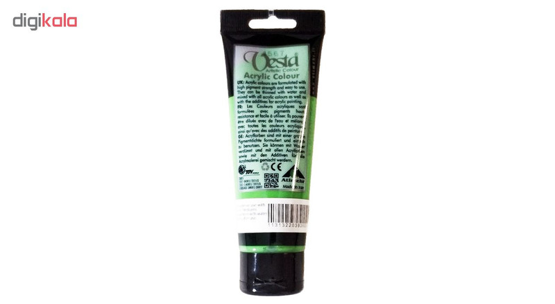 رنگ اکریلیک وستا مدل 11 Chrome Green Hue حجم 75 میلی لیتر