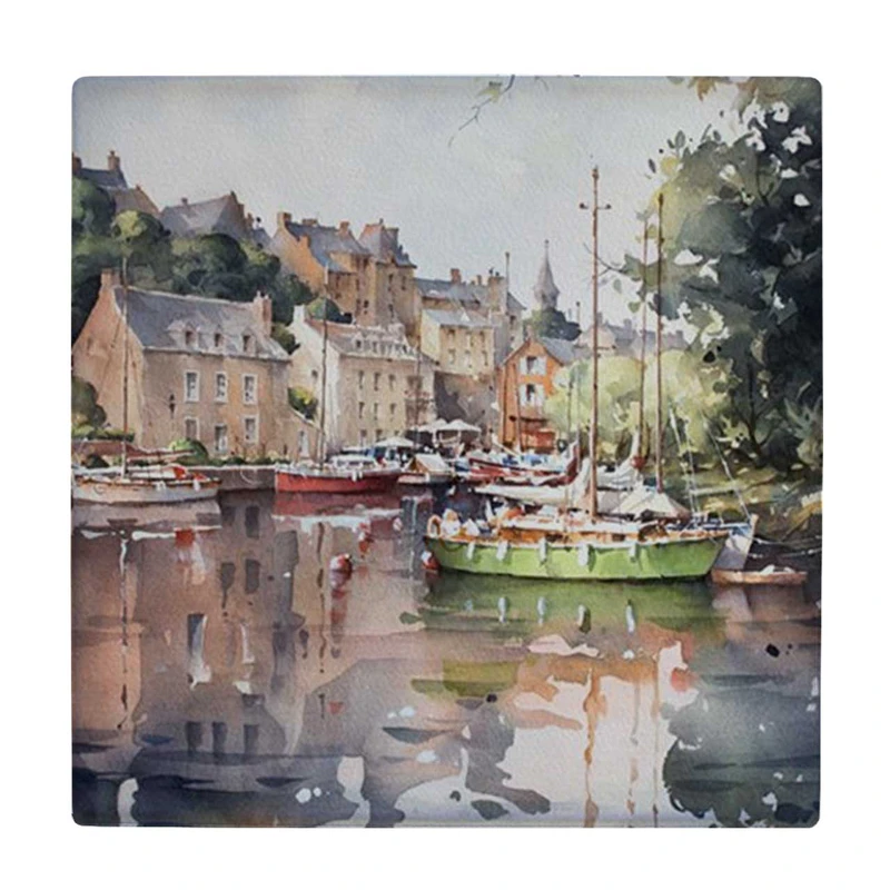  زیر لیوانی  طرح منظره روستایی کد    6198070_5581