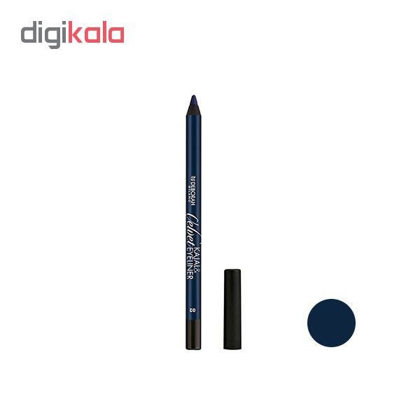 مداد چشم دبورا مدل kajal & velvet شماره 02 مداد چشم دبورا مدل kajal & velvet شماره 02