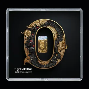 شمش طلا 18 عیار مدوپد مدل عدد 0  کد SG-10159