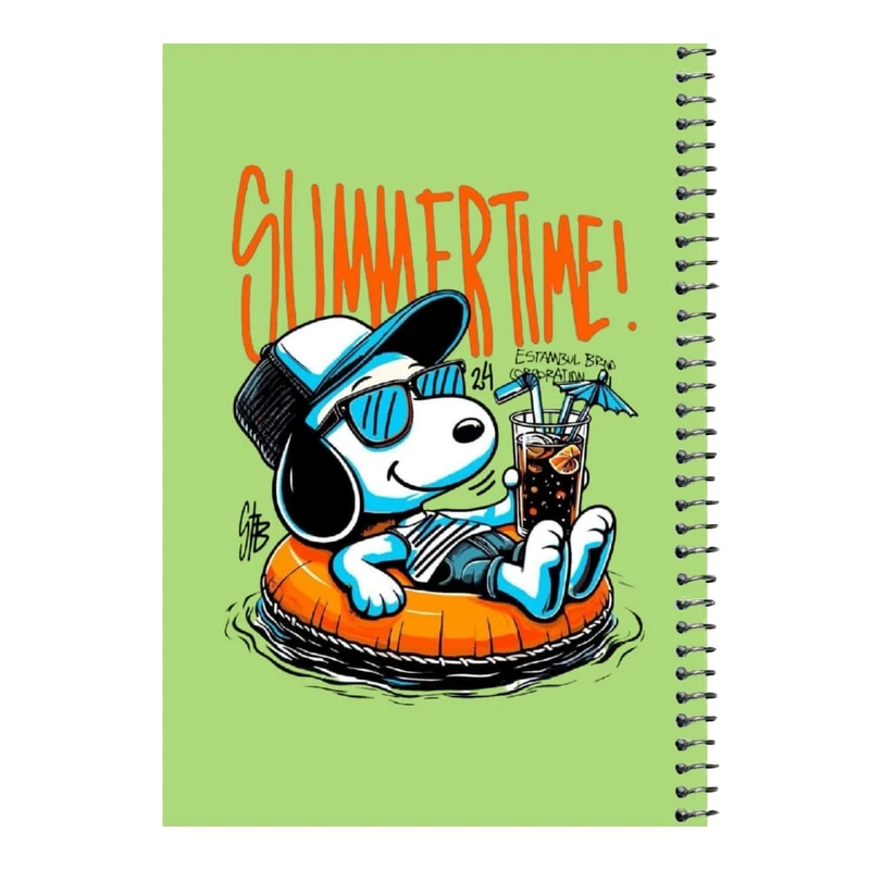 دفتر مشق 80 برگ اس جی مدل اسنوپی تابستان    