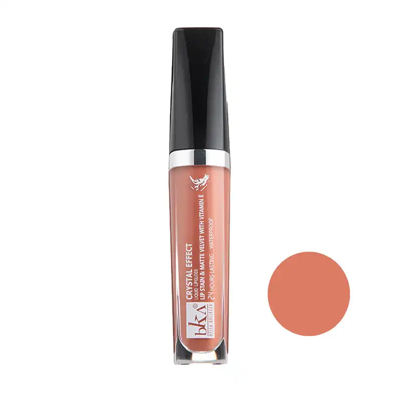 رژ لب مایع بکا کد LG252644 مجموعه 3 عددی به همراه کیف لوازم آرایش کد VG