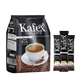 Kafex 3 in 1 Rich coffee mix powder pack of 20