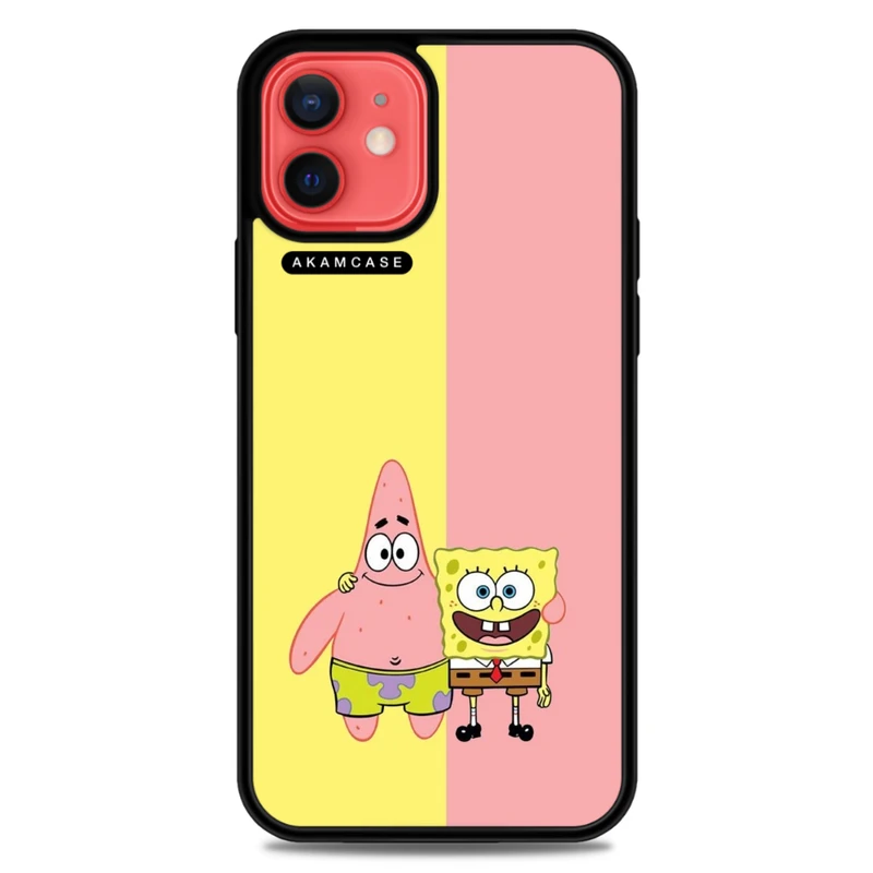 کاور آکام مدل AMC-WA12-SPONGE BOB6 مناسب برای گوشی موبایل اپل iPhone 12