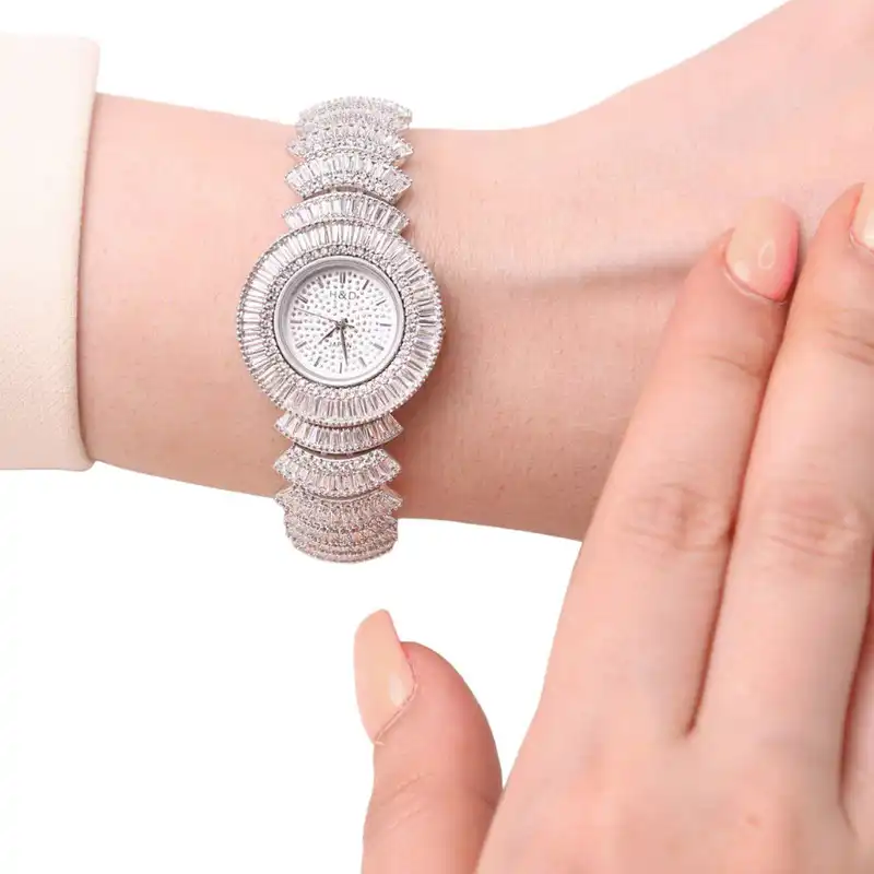 ساعت مچی عقربه ای زنانه مدل نقره تمام باگت MRJ1025