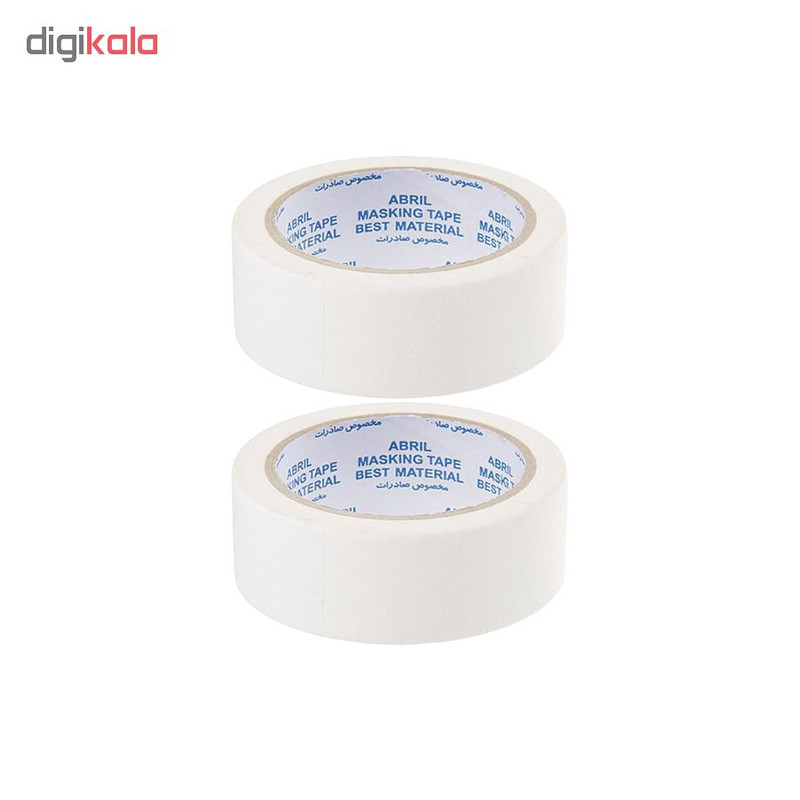چسب کاغذی آبریل مدل 16yard عرض 4 سانتی متر بسته 2 عددی