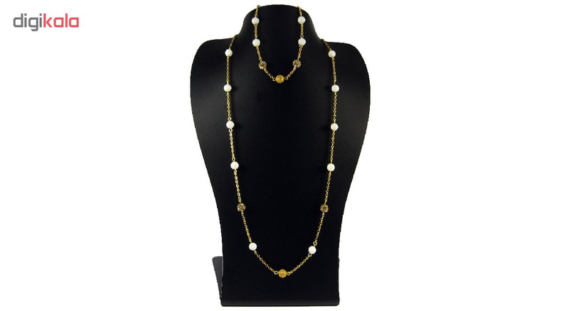 نیم ست طلا 18 عیار زنانه مانچو مدل smg002