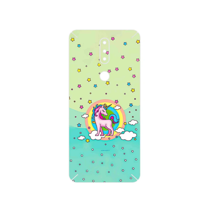 برچسب پوششی ماهوت مدل Rainbow unicorn adventure مناسب برای گوشی موبایل نوکیا 2.4