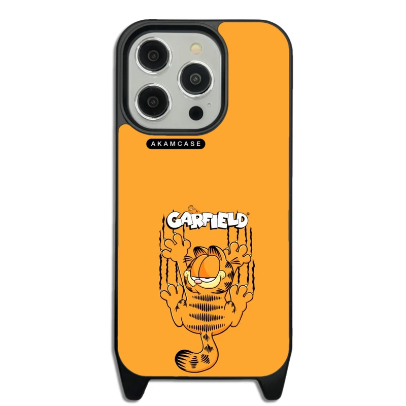 کاور آکام مدل AMC-WLA15PRO-GARFIELD10 مناسب برای گوشی موبایل اپل iPhone 15 Pro